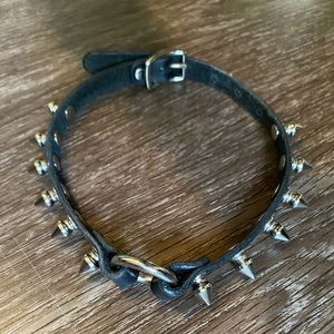 Zane Bayne Spiked Leather Choker